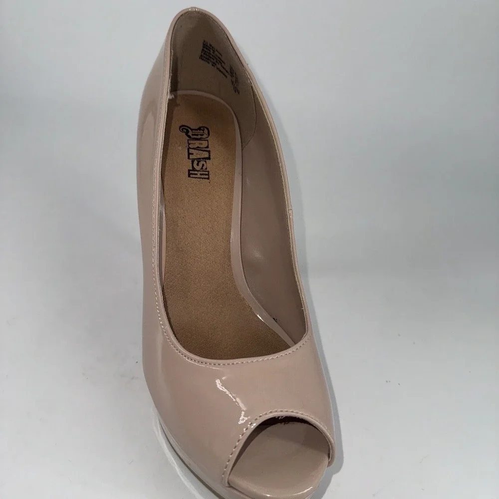 Stiletto Open Toe High Heel Pumps Shoes Brash Women's‎ Pink Size 8.5 Slip-On